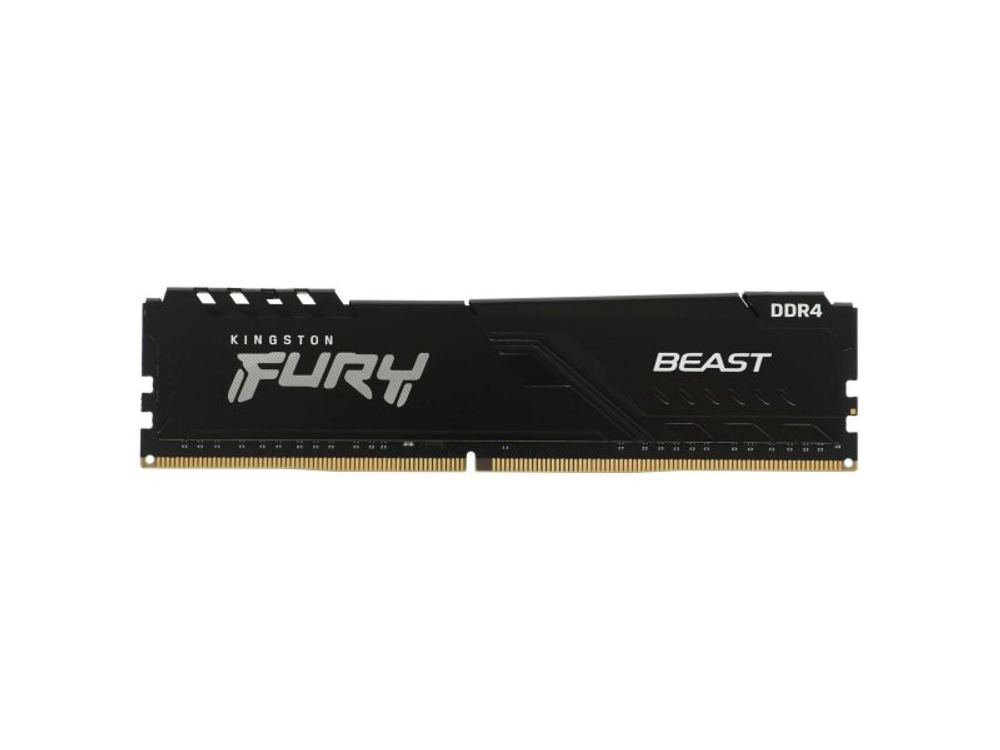 Оперативная память Kingston Fury Beast Black KF432C16BB/8WP, DDR4 1х 8ГБ 3200 МГц, DIMM, RTL