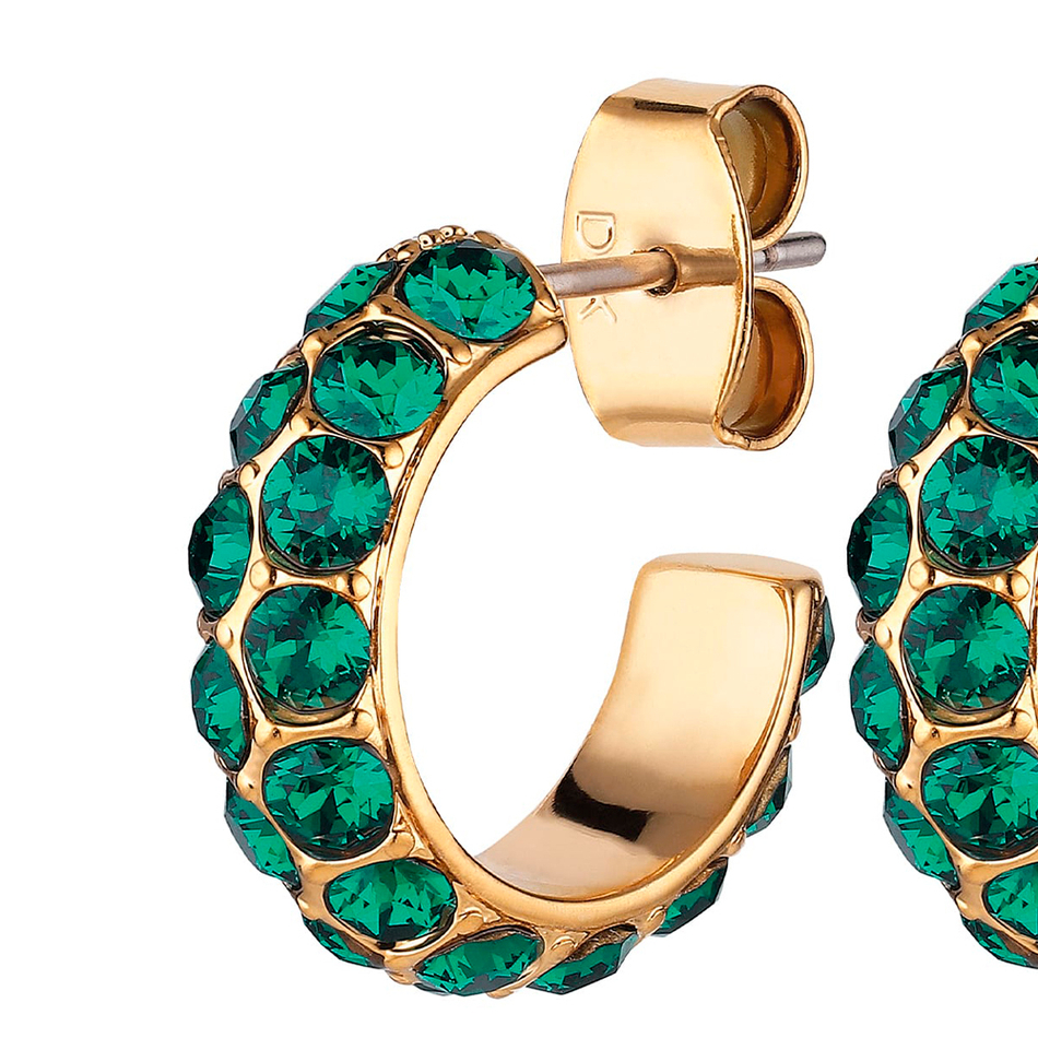 Серьги Dyrberg Kern HEIDI SG EMERALD GREEN 360023