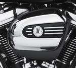 61300657 NUMBER ONE SKULL ВСТАВКА В КРЫШКУ ВОЗД. ФИЛЬТРА 17-later Touring -35%