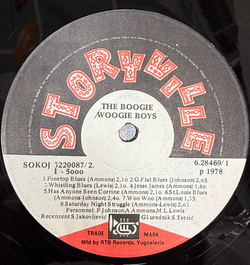 Виниловая пластинка The Boogie Woogie Boys – The Boogie Woogie Boys LP