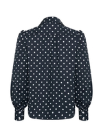 Двубортная блуза Prime, Синяя