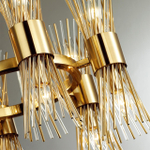 4839/2W HALL ODL21 420 золото/металл/стекло Бра E14 2*40W ORTA