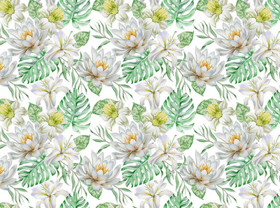 Обои с крупными листьями 17282