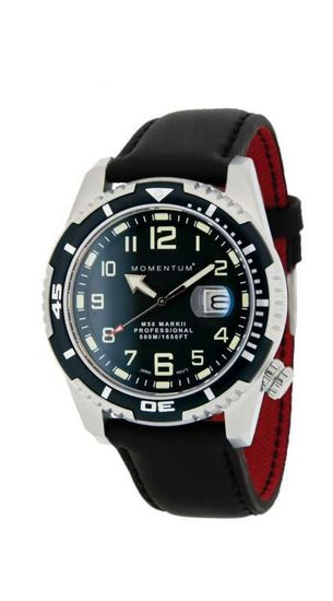 Дайверские часы Momentum M50 Mark II (кожа, сапфир)