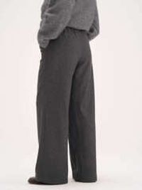 Брюки из смесовой шерсти "Графит" женские