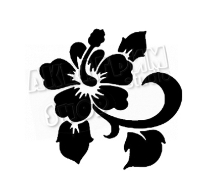 Трафарет для блеск тату "Цветок №3