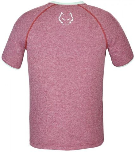 Теннисная футболка Babolat Crew Neck T-Shirt Lebron - red dahlia