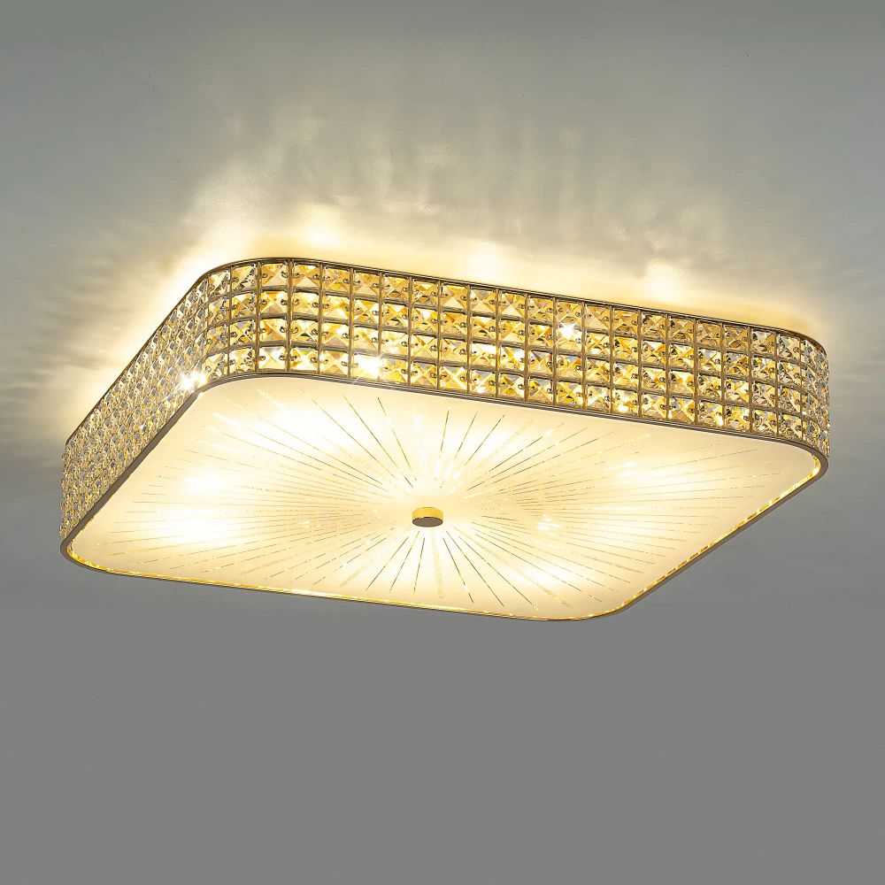 Citilux Портал CL324202 Люстра хрустальная Золото