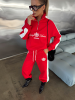 Костюм спортивный из трикотажа с принтом