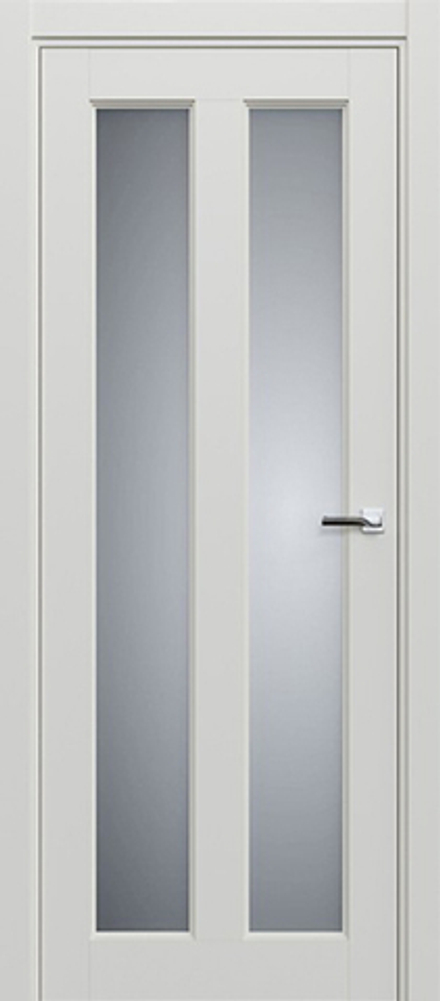 Межкомнатная дверь Статус 612 Сатинато белое Белый жемчуг