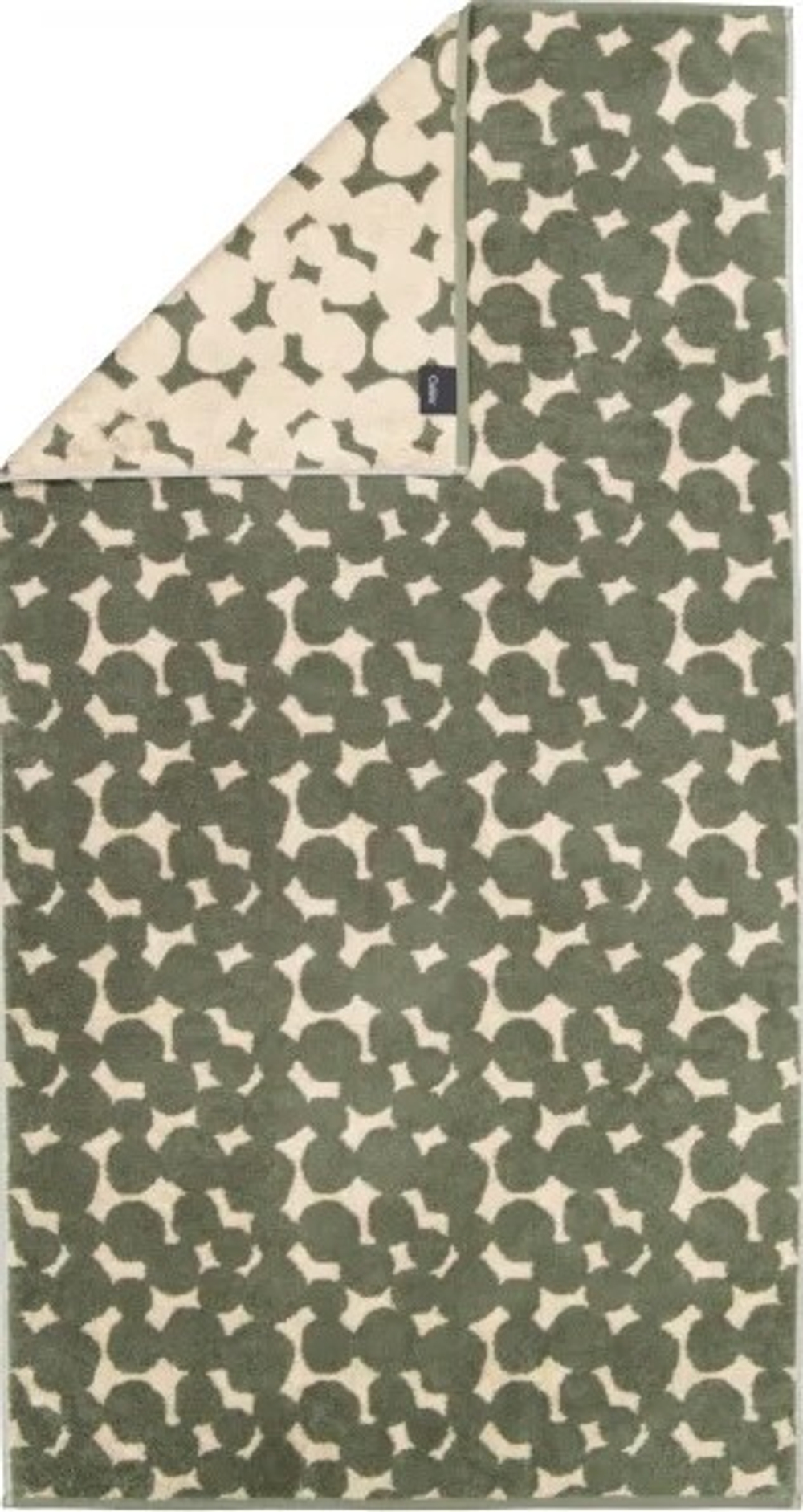 Полотенце 30х50 Cawo 6224 зеленое