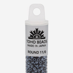 Японский бисер TOHO Round 11/0 (№81), металлизированный, непрозрачный глянцевый