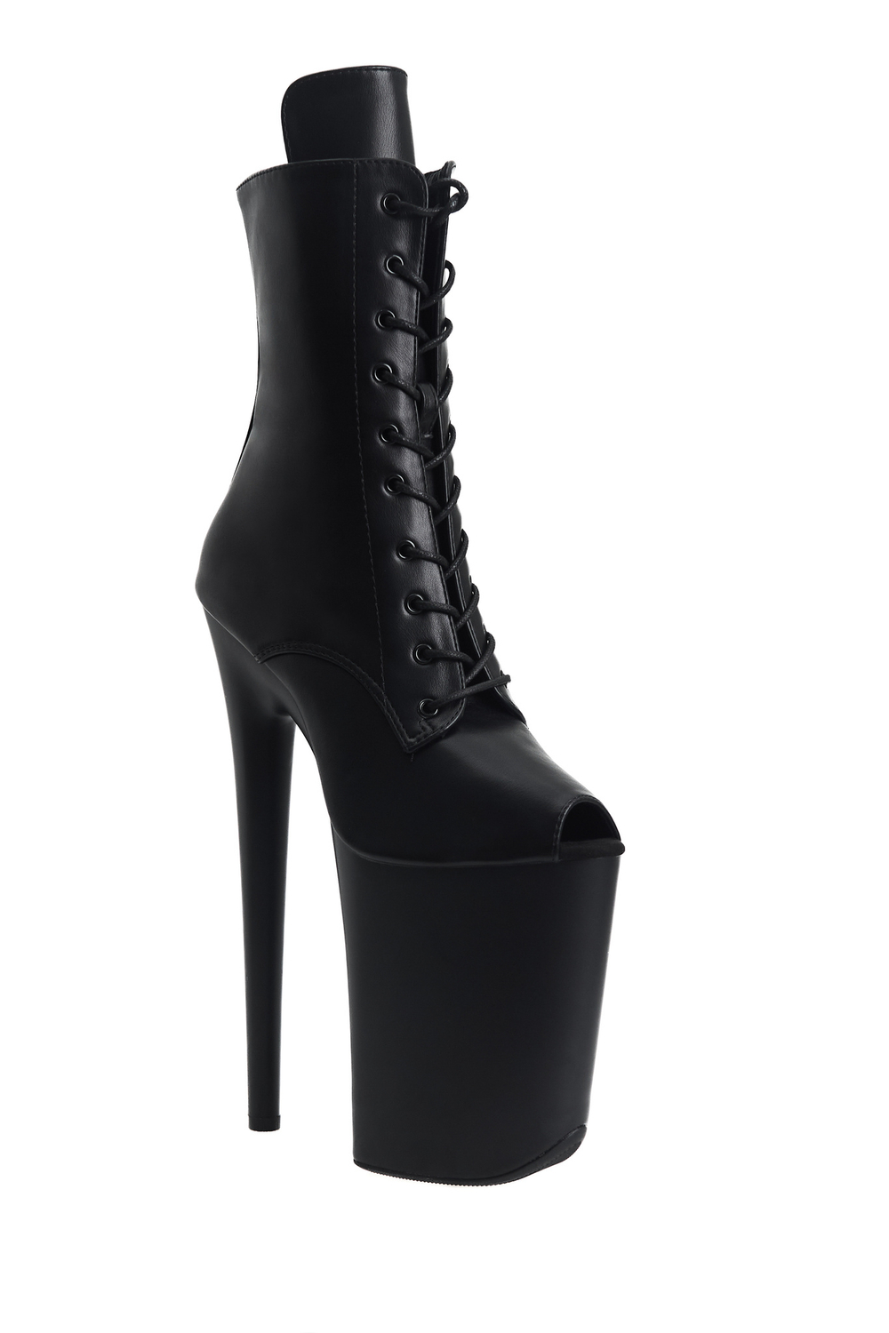 KIKO. Ботильоны четверки. Эко кожа. Открытые - SHDB-019-4-ekok-bl