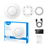 Cudy AP1300_P Гигабитная точка доступа Wi-Fi AC1200, 2,4/5 ГГц, до 1167 Мбит/с, 1х1 Гбит/с, PoE