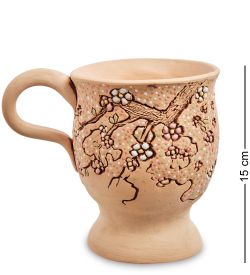 ZLC-149 Кашпо «Девочка в цветущем саду с зайкой»