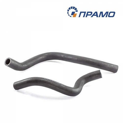 Патрубок печки /2190/ 2 шт с хомутами (Прамо)