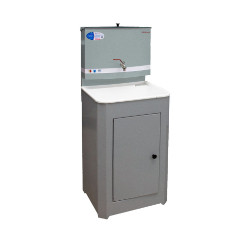 Рукомойник "Акватекс" металл. 500х430 аквамикс (БЕЗ ЭВН-20л +мойка ПЛАСТ.) в коробе