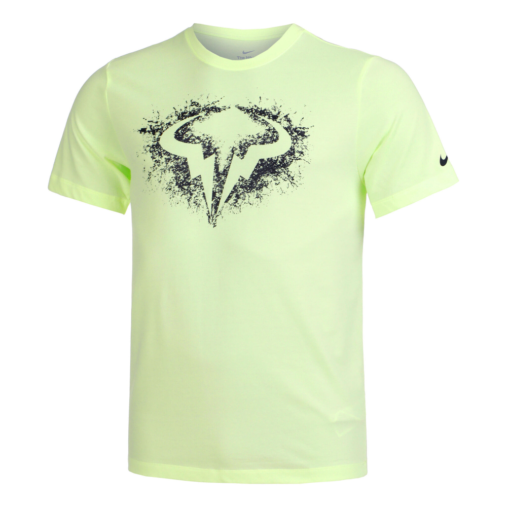 Мужское теннисное поло Nike Dri-Fit Rafa Nadal Court SU23 T-Shirt Men - Light Green, Multicoloured