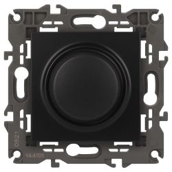14-4101-05 ЭРА Светорегулятор поворотно-нажимной, 400ВА 230В, IP20, Эра Elegance, антрацит