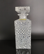 Штоф четырёхгранный "Madison", 700 мл, хрусталь, алмазная грань, Bohemia Crystal (Bohemia Glass), Чехословакия, 1970-1980 гг