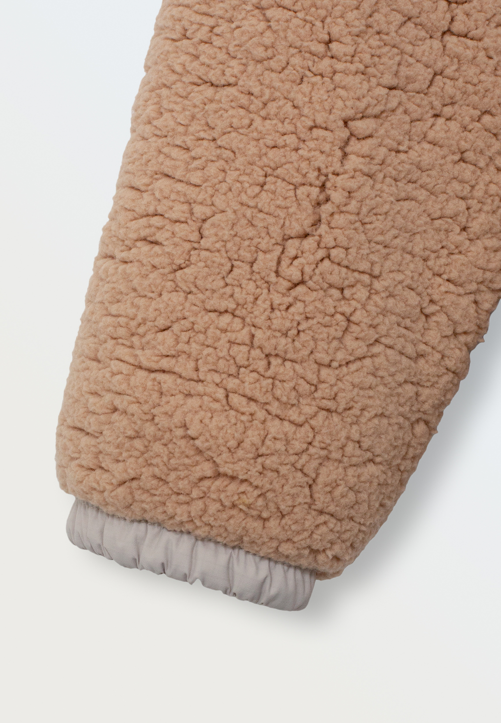 Куртка демисезонная из шерпы (сливочный)