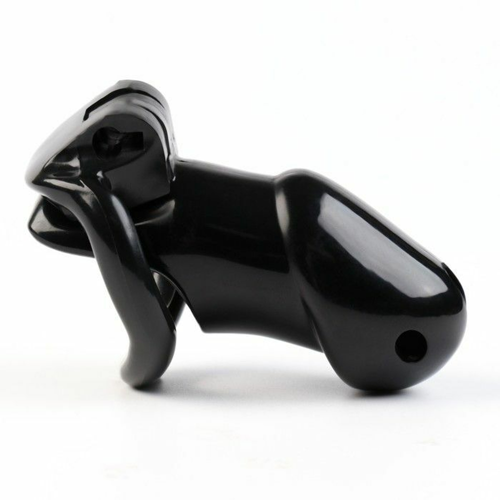 Черный мужской пояс верности «Оки-Чпоки» (Цвет: черный)