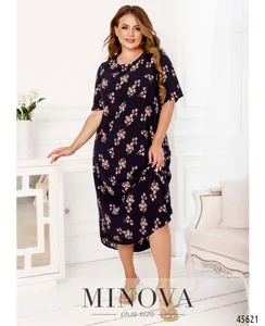 Платье 21-11-темно-синий Minova