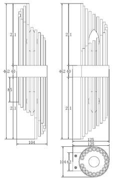 Бра Maytoni   MOD174WL-02G
