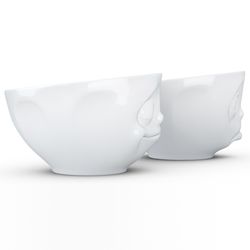 Набор чаш Happy & Oh please, 200 мл, белый, 2 шт.