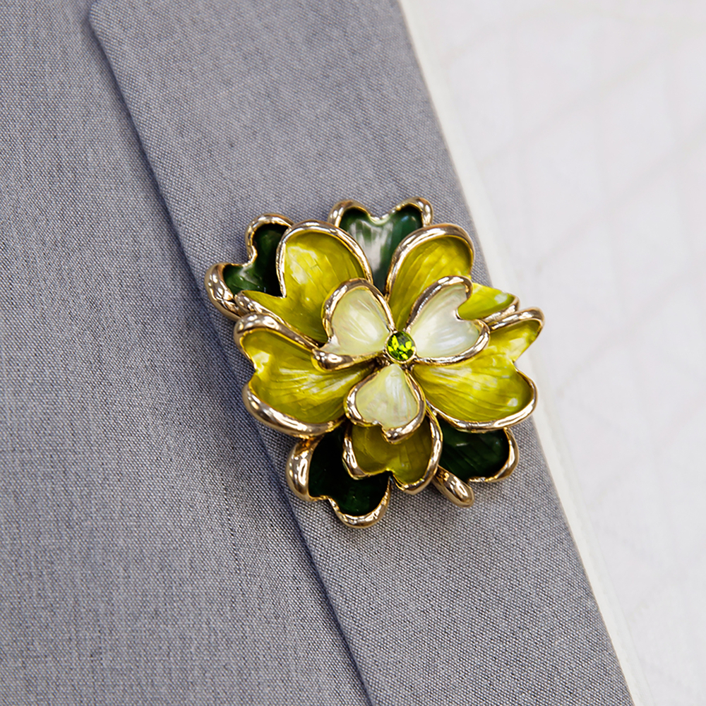 Брошь Shadore Цветок XZ1153.19 G/G