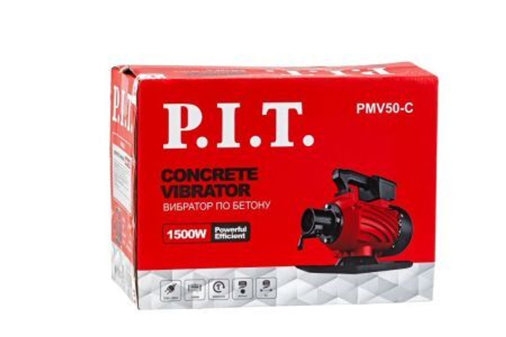 Вибратор электрический стационарный для бетона PMV50-C