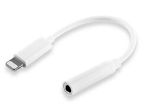 Переходник Lightning - Aux 3.5 (белый) без упак.