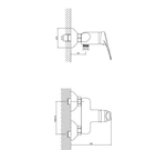 СМЕСИТЕЛЬ ОДНОРУЧНЫЙ С ГИГИЕНИЧЕСКИМ ДУШЕМ ХРОМ DR37058