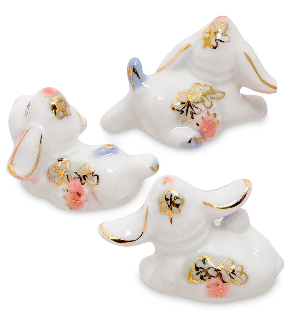 С 015 Фигурка «Три щенка» 2,5' роз. (GE)