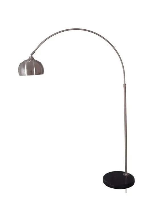 Торшер «Альфаси», 1x40Вт E27, никель 110x110x155 см