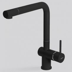 Смеситель Falmec ISEO CORNER BLACK (однорычажный, чёрный)