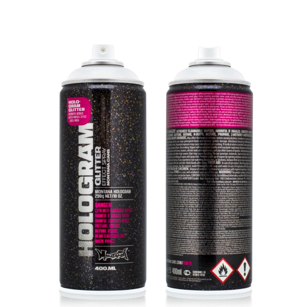 Краска Montana HOLOGRAM - 400ml (Разноцветные блестки)