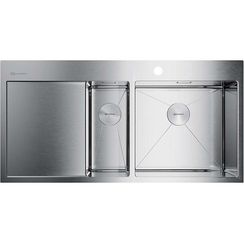 Мойка Akisame 100-2-IN-R нерж.сталь/нержавеющая сталь(арт.4973547)