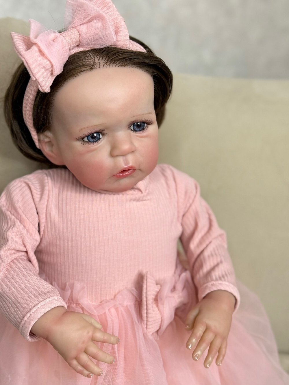 Кукла Реборн мягконабивная 60см (FA-602)