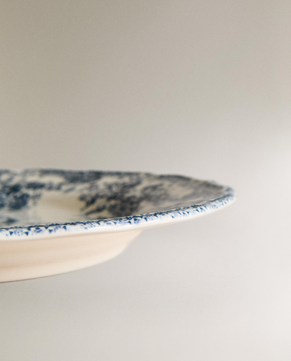 Zara Home набор столовой посуды из фаянса, цвет синий, 27 см