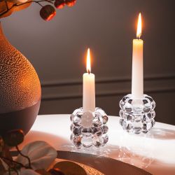 ПОДСВЕЧНИК "BUBBLES" 6,5*6,5*7 СМ