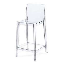 Полубарный стул Ghost прозрачный