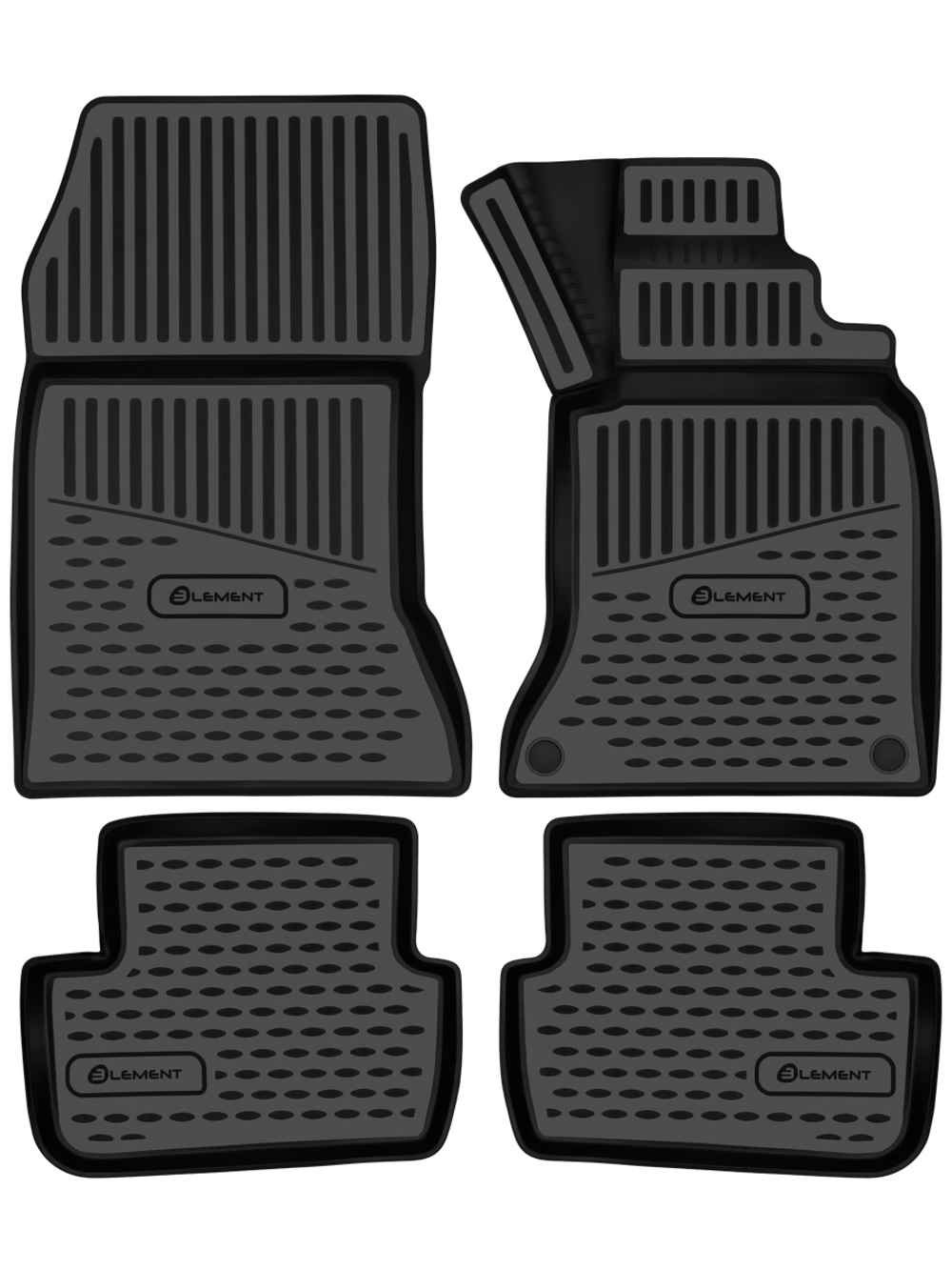 Коврики 3D в салон для MERCEDES-BENZ CLA-klasse (X146) 2014 -правый руль, кроссовер, Австралия, 4шт. (полиуретан)  ELEMENT3DAN1215210K