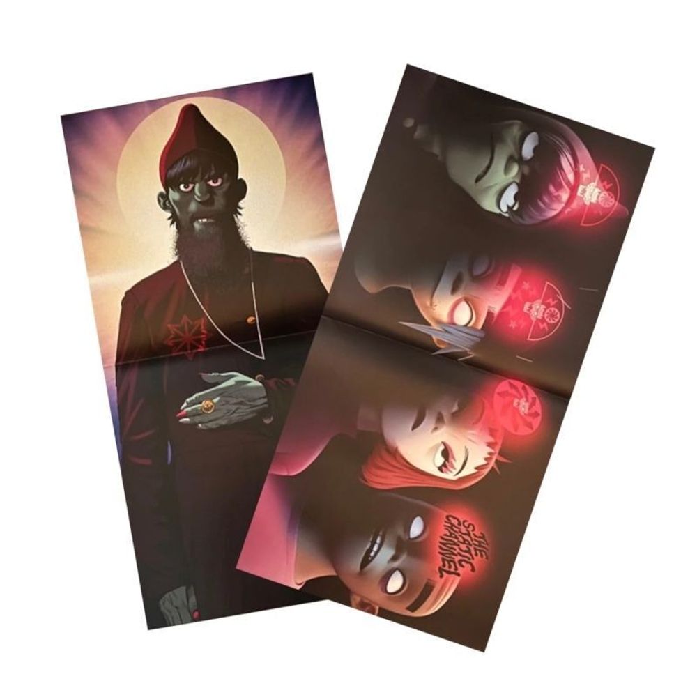 Gorillaz. Cracker Island (EU, Parlophone, 5054197213175, 2023, Neon Pink Vinyl) LP