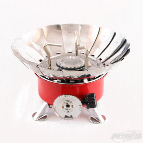 Плитка газ. порт. туристическая  Следопыт мал. (ветрозащитная) (цанга) GR-201