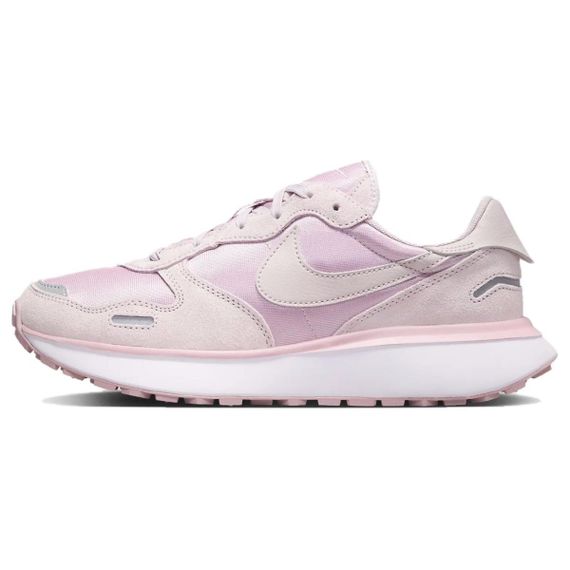 NIKE Phoenix Waffle Повседневная обувь Низкий Топ Розово-белый Женская