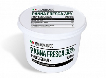 Сливки Panna Fresca 38%, 500 мл