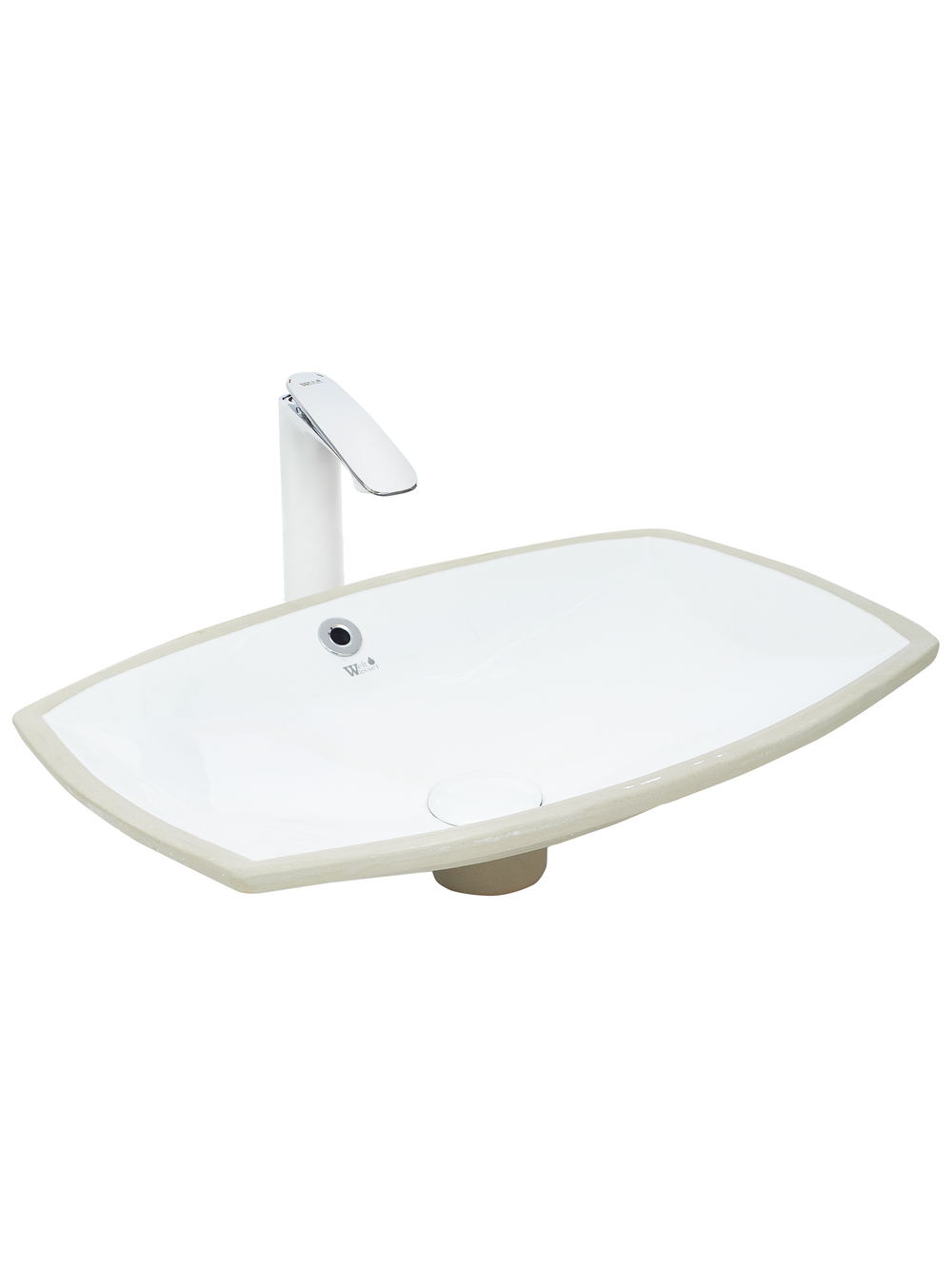 Раковина врезная WeltWasser WW  DEILBACH 6076 530х390х130