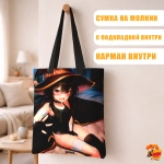 Сумка шоппер с принтом KonoSuba