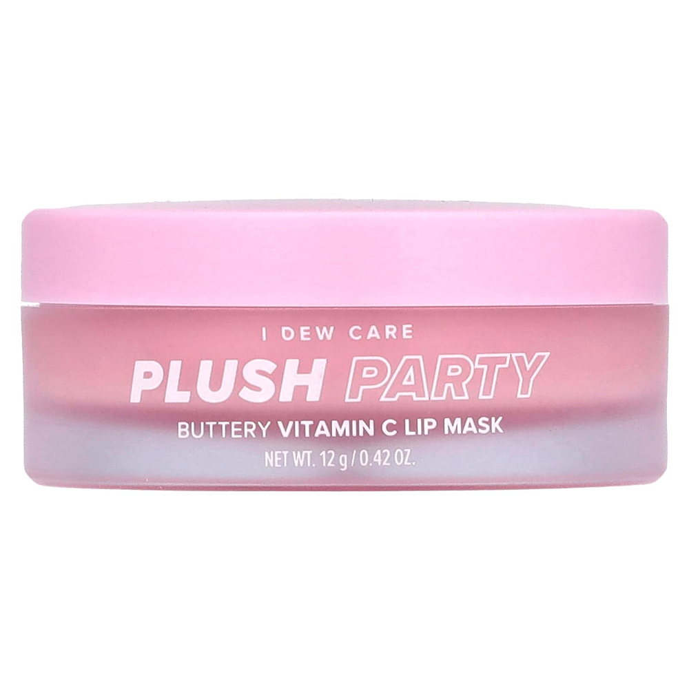 I Dew Care, масляная маска для губ с витамином С, Plush Party, 12 г (0,42 унции)